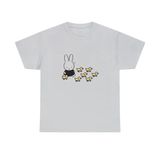 Adult Miffy T-shirt, Funny Miffy Bunny Meme Unisex Cotton T-shirt Top Fit
