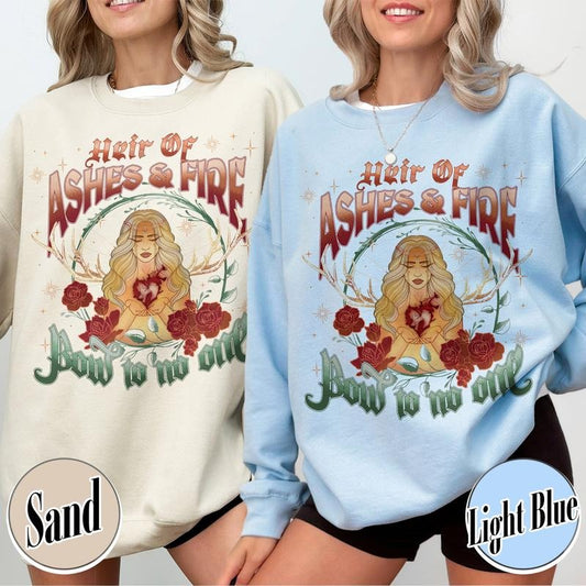 Aelin Galathynius Sweatshirts, Aelin Galathynius Shirt, Fireheart Shirt, TOG Merch Fireheart, Gift for Book Lover, Acotar Merch