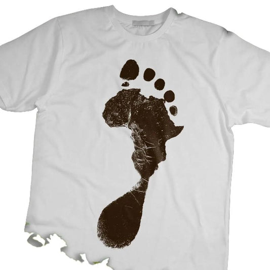 African Footprint in My DNA Unisex Tee, Black History Shirt, BLM Tee Classic Cotton Top