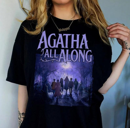 Agatha Harkness Vintage Shirt, Agatha Harkness Retro 90s Shirt, Vintage Agatha All Along T- Shirt