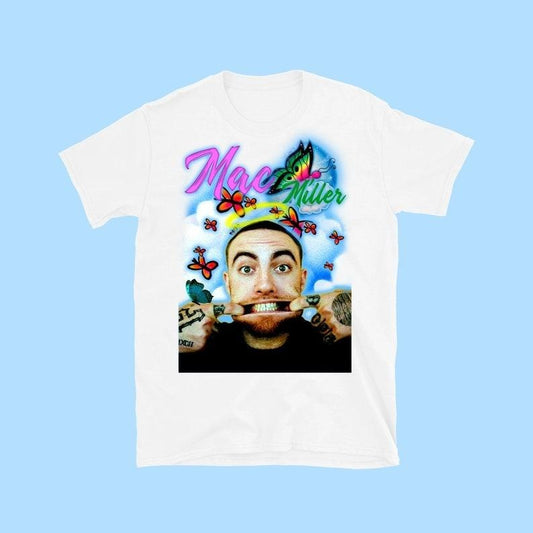 Mac Miller Retro Graffiti/Airbrush T-Shirt