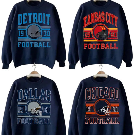 All Teams Football Sweatshirt, Trending Football Fan Sweatshirt , Sport Classic Sweatshirt. Crewneck Menswear