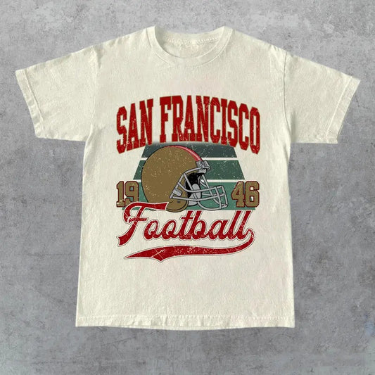 All Teams Football Vintage Style Crewneck Shirt, Gift for Him, Gift for Fan, All Size S-5XL