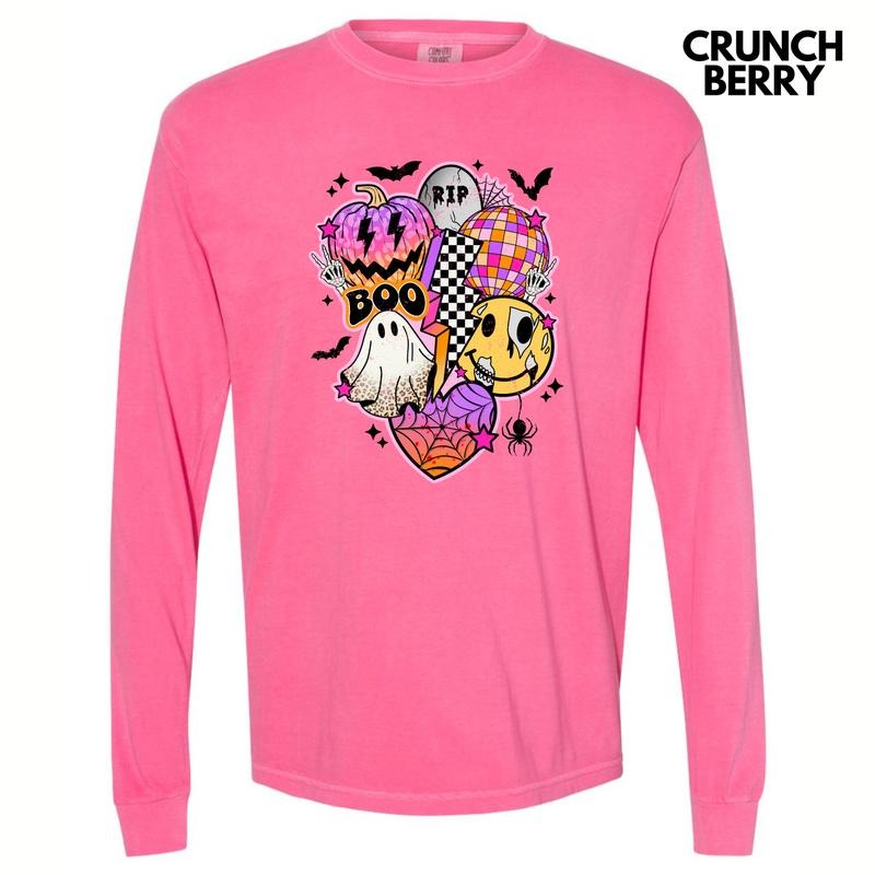 All Things Halloween Long Sleeve Comfort Colors T-Shirt 'NLB'