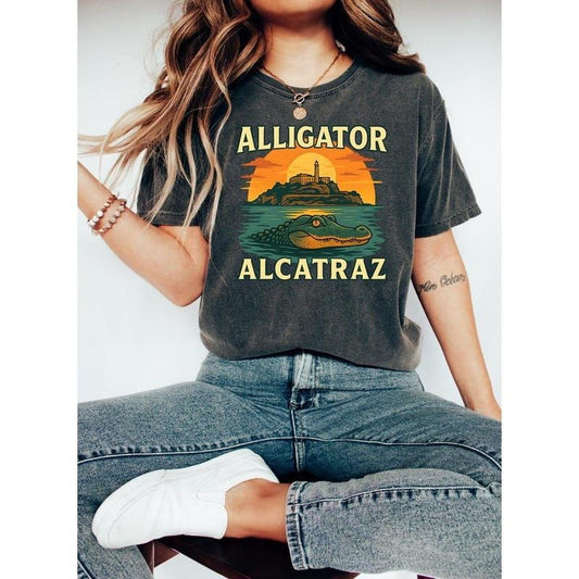 Alligator Alcatraz Shirt, Everglades National Park T-Shirt, Florida Vibes sweatshirt, Funny Vintage Gator Tee, Funny Sarcastic Florida Unisex Tee