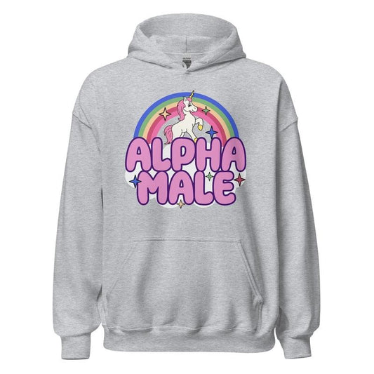 Alpha Male Hoodie, Unisex Funny Hoodie, Satire Humor, Hilarious Sweatshirt, Parody, Ironic Hoodie, Silly Hooded Sweatshirt, Sarcastic Hoodie  T-shirt, sweater and Hoodie