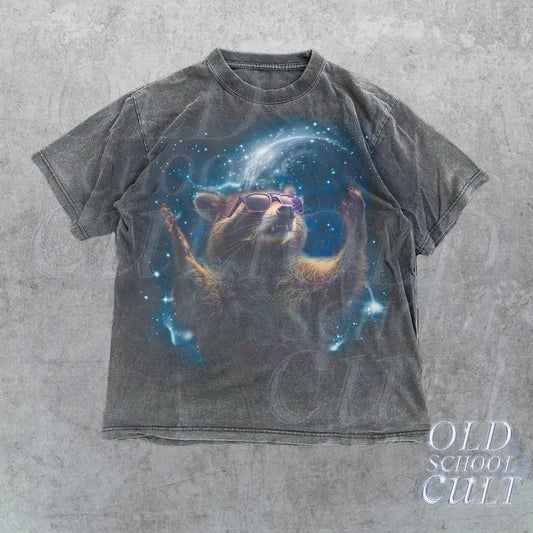 Alpha R.ac.c.oon In Space Vintage 90s Style Shirt, Retro R.ac.co.on Cool Galaxy T-Shirt, T.r.a.sh P.a.n.da Lovers,  Adult Funny 2000s Graphic Tee T-shirts, Crewnecks, Hoodies – Gifts Suitable for Anyone