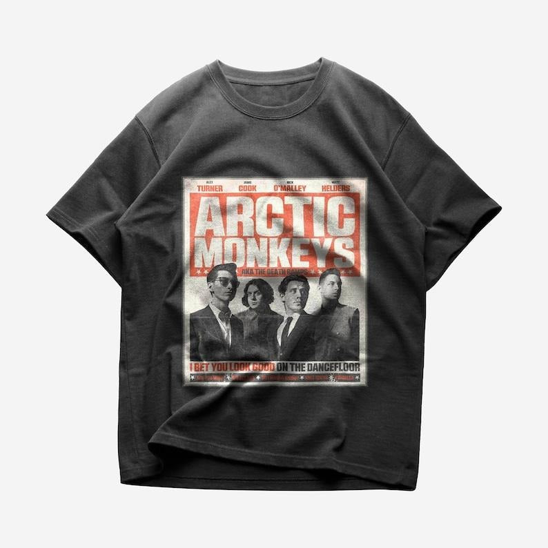 Arctic Monkeys T-shirt / Arctic Monkeys Graphic Tshirt / Alternative Rock Unisex Heavy Cotton Tee