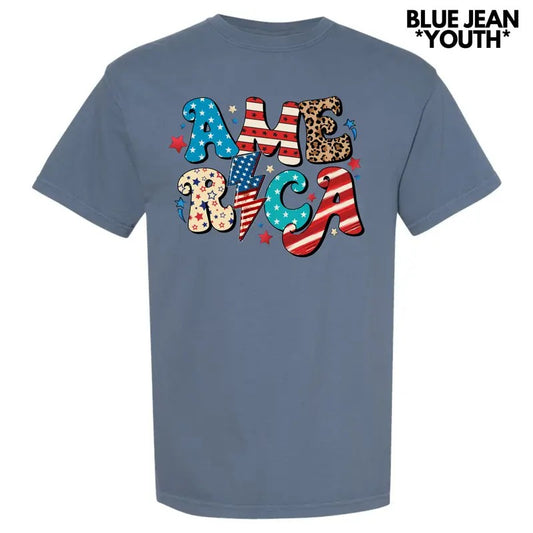 *** America The Beautiful Comfort Colors T-Shirt (Youth)