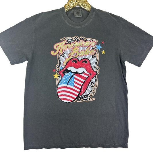 American Babe Mouth Comfort Colors T-Shirt