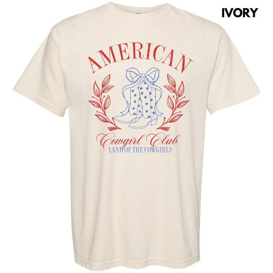 American Cowgirl Club Comfort Colors T-Shirt