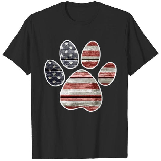 American Flag Paw Print Shirt, Merica Shirt, USA Shirt, 4th Of July Shirt, Dog Lover Shirt, Patriotic Dog Mom Shirt, American Flag Dog Shirt  T-shirt, sweater and Hoodiestyle{n002}2