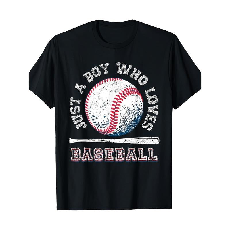 American Sport Fan Baseball Lover Batter Baseball 220g 100% Cotton T-Shirt made in usa