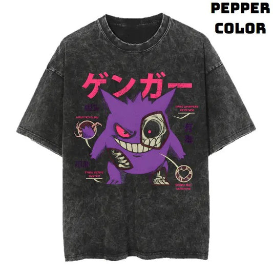 Anatomy Of A Gengar Vintage Tee, Gengar Shirt, Pokemon Shirt, Anime Manga Shirt, Halloween Shirt, Vintage Graphic Tee, Unisex T-Shirt, Gift For Fan Pokemon, Crewneck Short Sleeve Shirt Top Menswear Streetwear