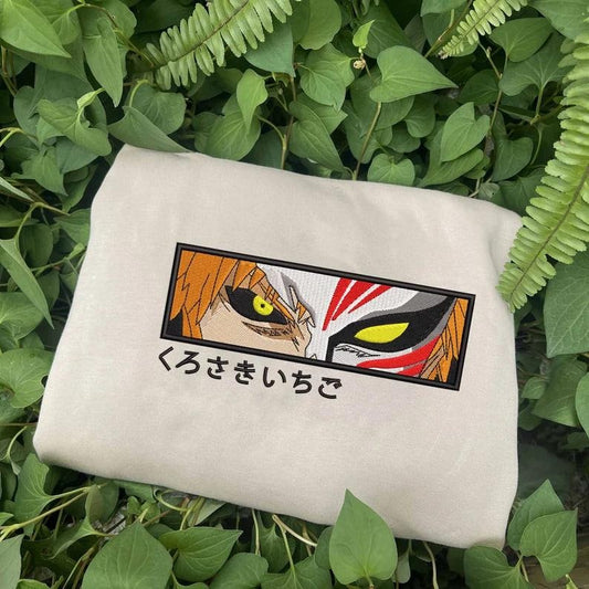 Anime Embroidered Sweatshirt, Embroidered Anime Shirt, Anime Shirt, Embroidered Shirt, Embroidered Hoodie, Anime Teestyle{n002}2