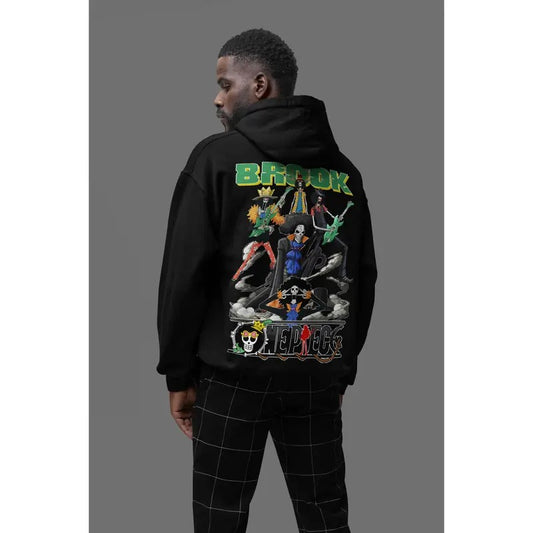 Anime Hoodie Fashion Hooded Sweatshirt Unisex Men Women Hoodie Japanese Anime Brook Hoodie One Piece Brook Sweatshirt, Hoodie, Tee
