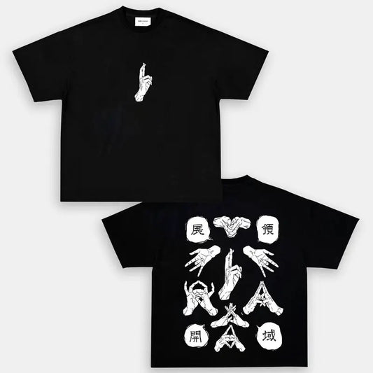 Anime Jujutsu Kaisen T-Shirt Heren Harajuku Katoenen Casual T-Shirt SHADOW WARRIOR  T-Shirts