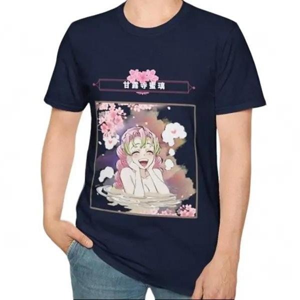 Anime Mitsuri Kanroji Demon Slayer Kimetsu no Yaiba Manga Webtoon Kawaii shirt, Anime Manga T-shirt