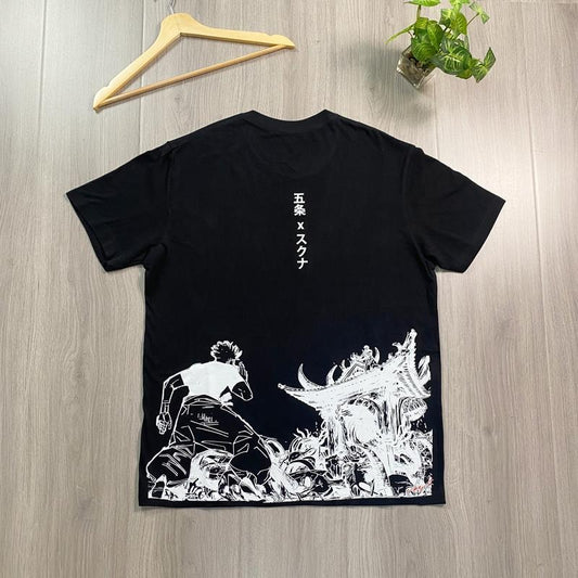 Anime T-Shirt Domain Showdown Shirt Jujutsu Kaisen Sukuna Vs Gojo Tee T-shirt Gift for Her T-shirt for Men Menswear Top Underwear Streewear T-shirt Hoodies & Sweatshirts