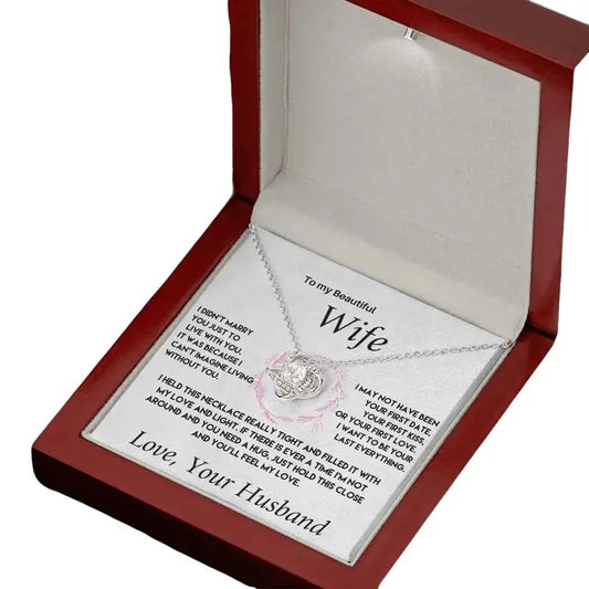 Anniversary Gift For Wife, To My Soulmate Necklace, Valentines Gift From Husband To Wife, Wife Necklace From Husband, Love Necklace With Message Card, Gift For Wife Her, Necklace With Gift Box, Valentine Gifts, Necklace Box, Gifts For Valentines Day