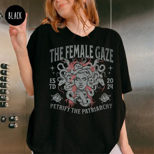 Anti-Patriarchy Medusa Shirt for Feminist and Activists Social Justice Crewneck Pro Roe Shirt Woman's Rights Shirt Feminist Top Cotton Womenswear