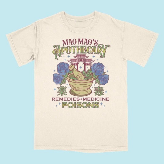 Apothecary Poisons T-Shirt, Kawaii T-Shirts, Japanese Graphic Tees, Anime Shirt Unisex