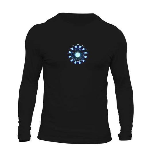 Arc Reactor Stark Industries Long Sleeve Men's T-Shirt Casual Classic
