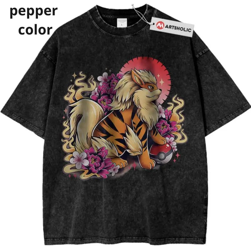Arcanine Graphic T-Shirt, Pokemon Shirt, PKM Shirt, Anime Shirt, Vintage T-Shirt