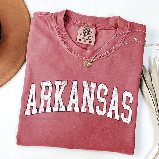 Arkansas, Football, Sports, Game Day, Big Game, Touchdown, Tailgate Party, University, College, State Tshirt, Women's Comfort Colors Tshirt, Graphic Tee