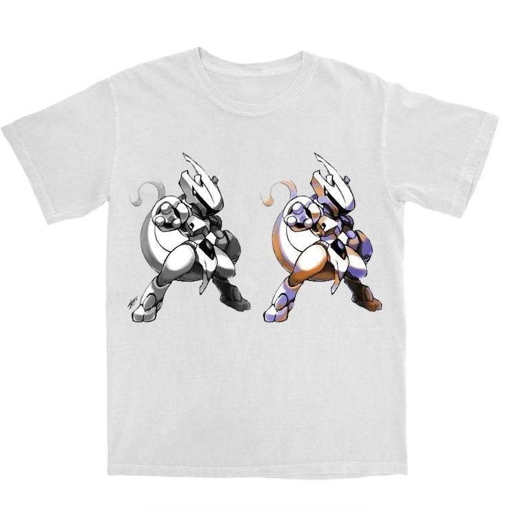 Armored Mewtwo POKeMON Series T-shirt, Pokemon Funny Graphic Tee, pokemon Mewtwo, Womenswear Top Cotton