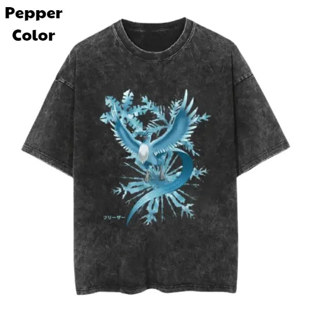 Articuno Print Vintage Tee, Articuno T-Shirt, Pokemon Graphic Tees, Pokemon Shirt, Unisex Anime Shirt, Menswear Womenswear Streetwear