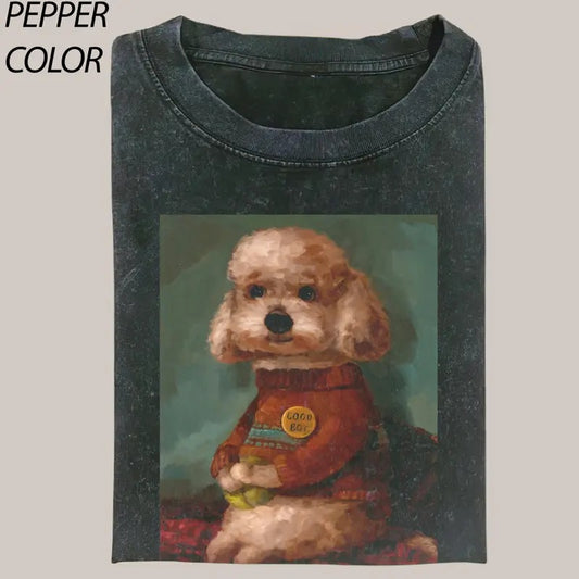 Artist Alison Friend Artwork Cute Pet Painting Vintage Graphic T-shirt , Funny Dog Cute lovers Tee, meme shirts, Gift For him and her, Menswear Top