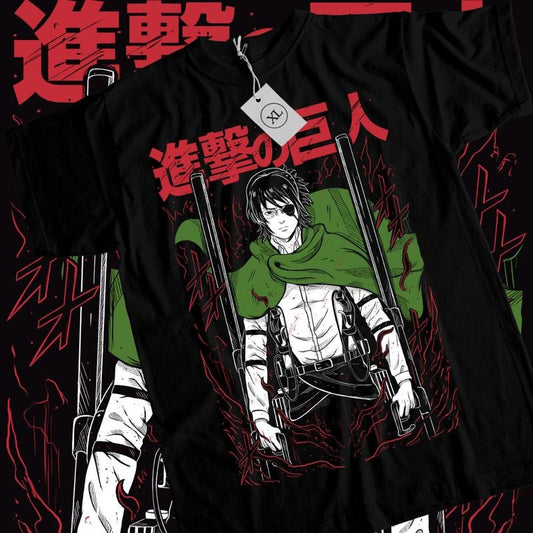 Attack On Titan Anime T-Shirt & Sweatshirt, Hange Zoe Graphic Tee, Anime Manga Lover Gifts Ball Cotton