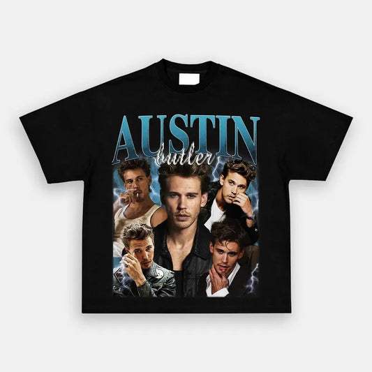 Austin Butler Vintage Washed T-Shirt, Austin Butler Homage Graphic Unisex Long Sleeve, Bootleg Retro 90's Fans Hoodie Gift graphic tee