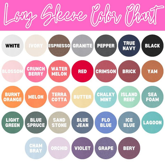 Autumn Cozy Season Long Sleeve Comfort Colors T-Shirt 'NLB'