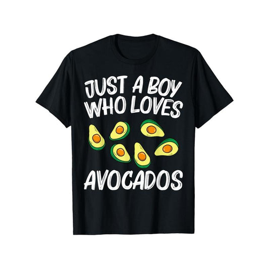 Avocado Print T-Shirt for Men - 100% Cotton, Crew Neck, Short Sleeve, Casual Fit, All-Season Comfort, Slight Stretch, No Padding - Perfect for Weekend Wear, Thanksgiving, Christmas, New Year Gift Made in USA