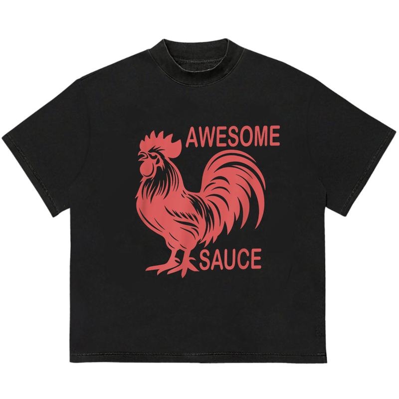 Awesome Ssauuce T-Shirt Recycled Cotton Graphic Vintage 90s Graphic Tee