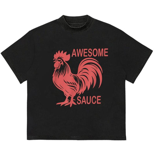 Awesome Ssauuce T-Shirt Recycled Cotton Graphic Vintage 90s Graphic Tee