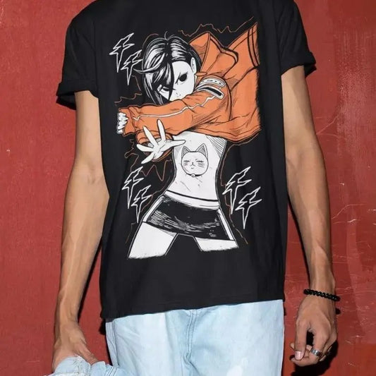 Ayase Momo T-shirt Dandadan Cosplay Anime Gift Shirt All Size