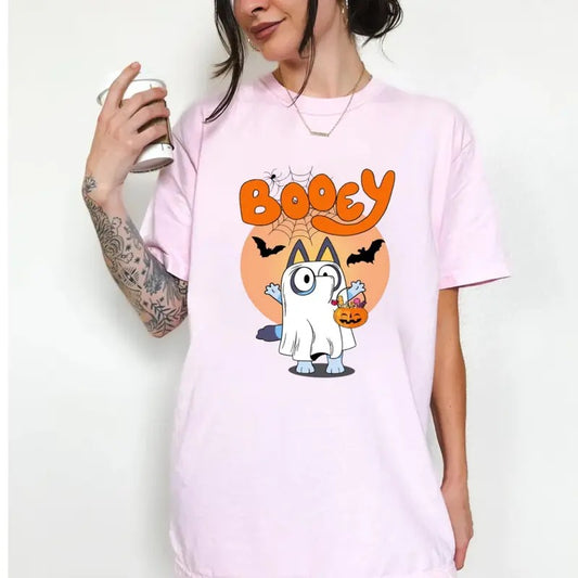 B00ey Halloween Sweatshirt, Spooky Cartoon Shirt, Halloween Family Match Shirts, Halloween Horror T Shirts, Funny Halloween Shirt, Unisex Short Sleeve Tee Shirt, Casual Clothing