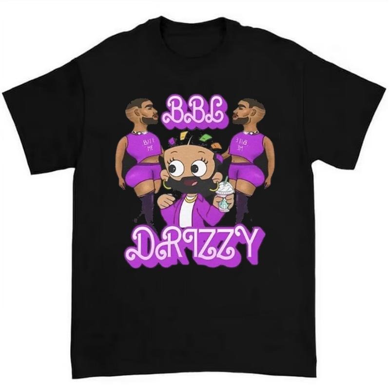 BBL Drizzy T Shirt Funny Rapper Parody Y2K Cursed Oddly Specific Humor Tee