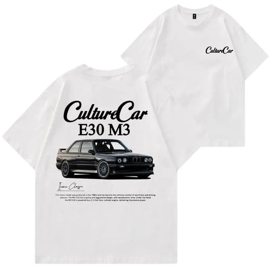 BMW E30 M3 T-shirt, Hoodie, Sweater, Car Enthusiast Shirt, Car Clothing, Unisex, Vintage car shirt Classic Cotton