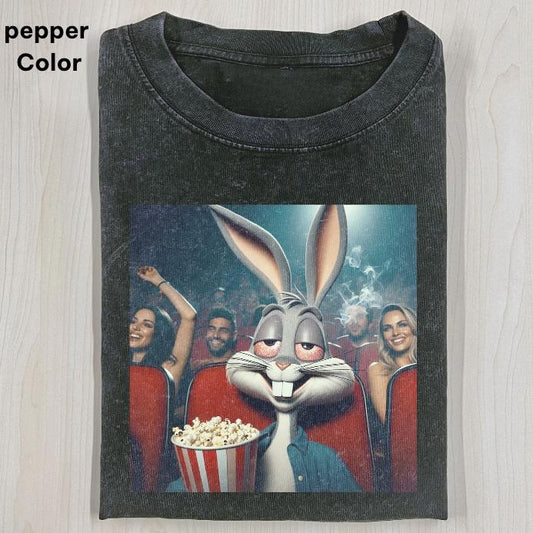 BUGS BUNNY T-SHIRT, High Hare Bugs Bunny Stoner T-Shirt, Funny Graphic T-shirt, Unisex Movie Shirt Menswear Womenswear Streetwear