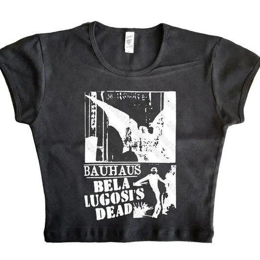 Baby Tees Y2k Top for Women Women's Cropped Clothing Female 2000s Tops 90s Vintage Clothes Gothic Graphic T Shirts Star Girl Y2k