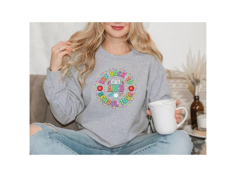 Back to School Teacher Tour Sweatshirt, Teacher Tour Tee, Concert Tour Teacher Back to School Shirt, Elementary Middle School Teacher  T-shirt, sweater and Hoodie