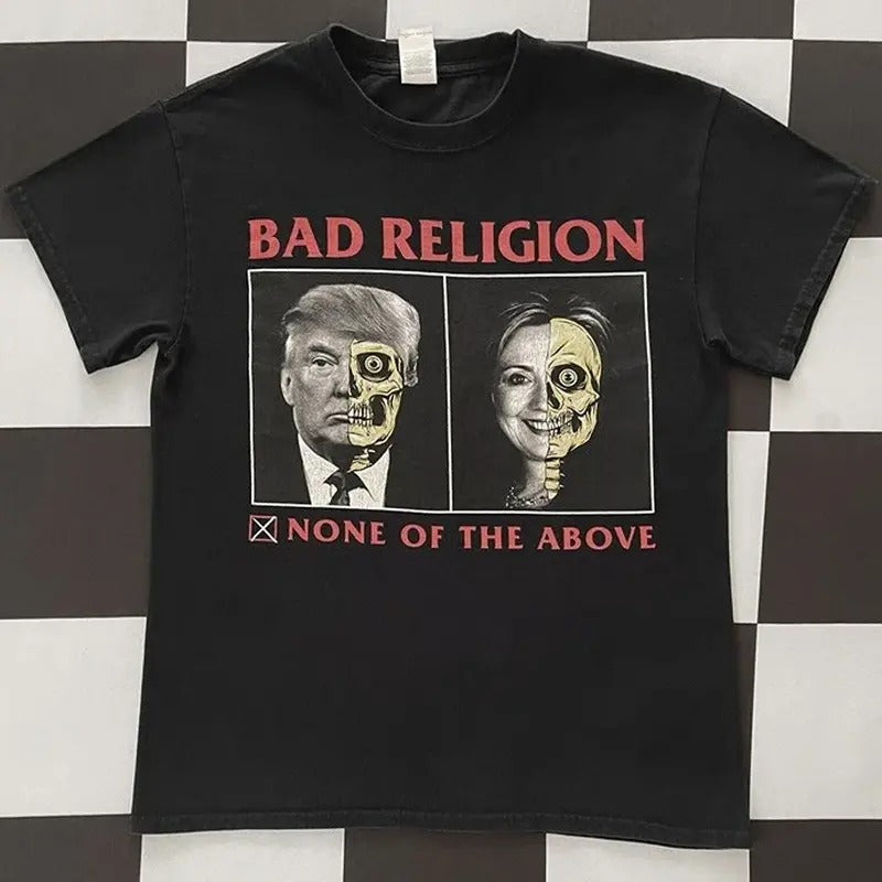 Bad Religion 2016 Vox Populi Tour None Of The Above Shirt Unisex Full Size