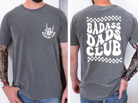Badass Dads Club Shirt, Comfort Colors Shirt, Badass Dads Shirt, Cool Dad Shirt, Funny Dad Gift, New Dad Shirt