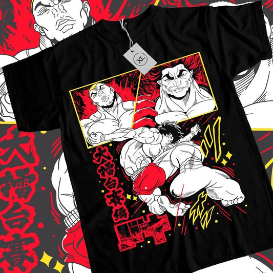 Baki Hanma T-Shirt S-4XL Baki the Grappler Yujiro Boxing Gym Anime Gift Shirt Tshirt S-4XL
