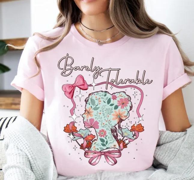 Barely Tolerable Shirt, Pride and Prejudice Tee, Book Lover Sweater, Obstinate Headstrong Girl Hoodie, bookworm Shirt, Gift For Bookish