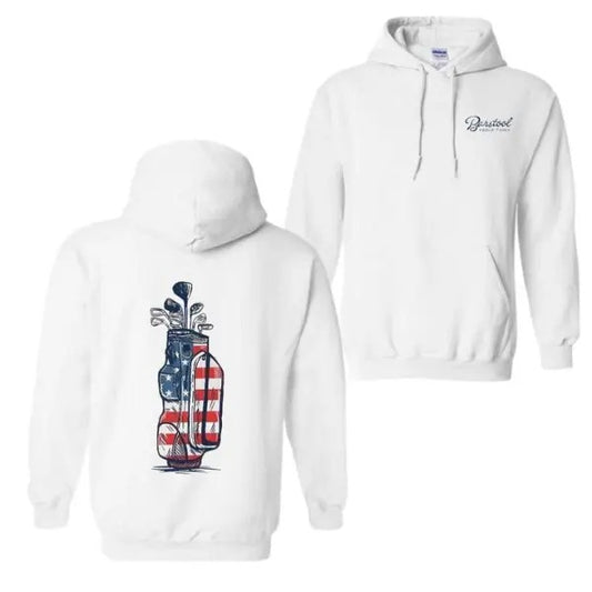 Barstool Golf Flag Hoodie & T-Shirt, Vintage Golf Graphic Apparel, Trendy Sports Pullover, Casual Golf Lover Tee for Men and Women